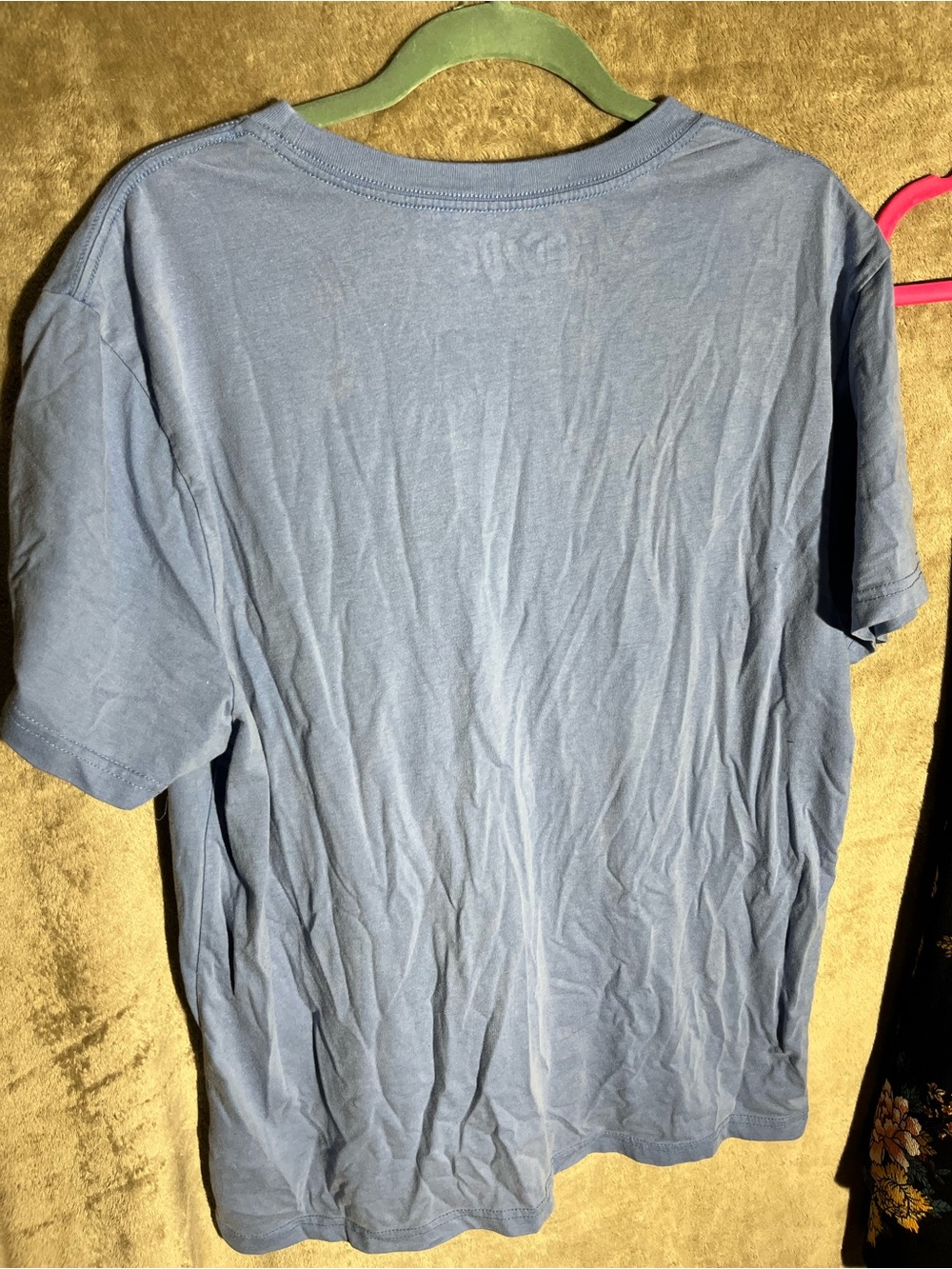 AC/DC Light Blue High Voltage Graphic Short Sleeve Tee - Picture 2 of 3